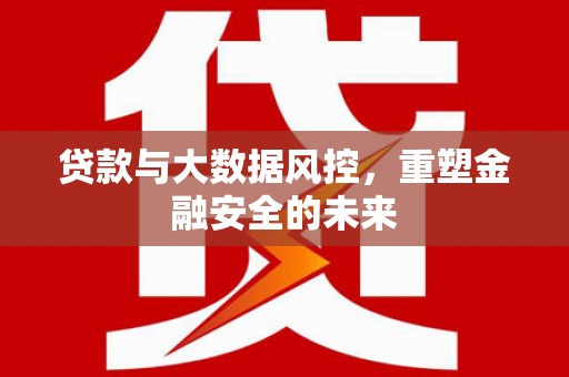 朱家尖贷款与大数据风控，重塑金融安全的未来