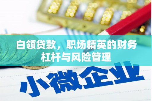 甘谷白领贷款，职场精英的财务杠杆与风险管理