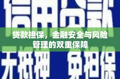 洋县贷款担保，金融安全与风险管理的双重保障