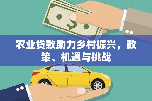 花莲农业贷款助力乡村振兴，政策、机遇与挑战