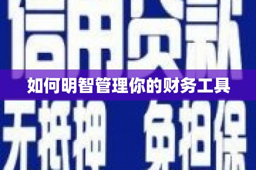 邯郸如何明智管理你的财务工具
