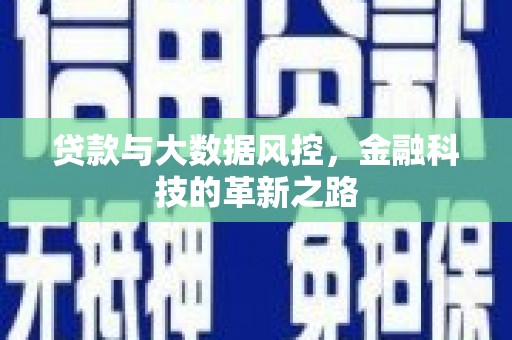 凤台贷款与大数据风控，金融科技的革新之路