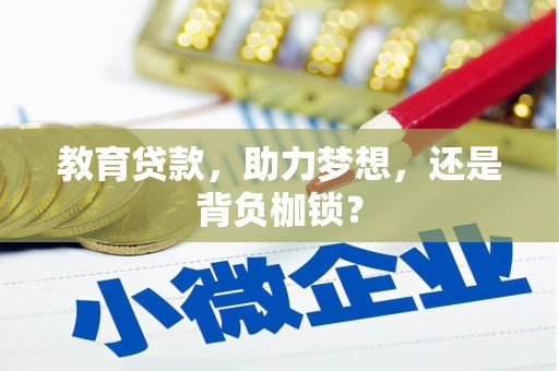 上林教育贷款，助力梦想，还是背负枷锁？