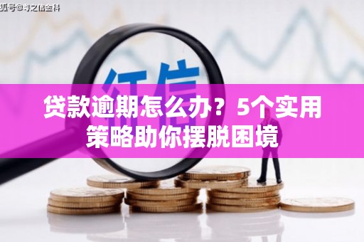 新建贷款逾期怎么办？5个实用策略助你摆脱困境