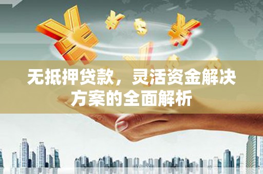 吴桥无抵押贷款，灵活资金解决方案的全面解析