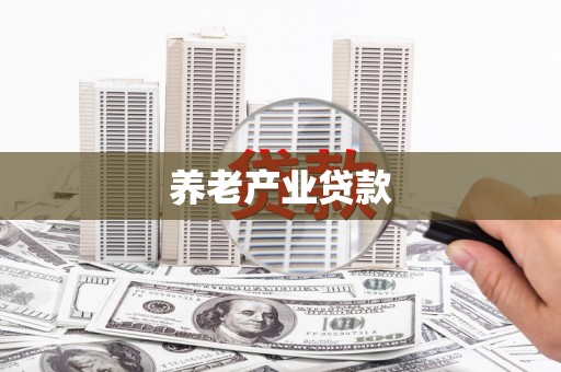 彭泽养老产业贷款