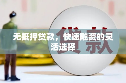 水林无抵押贷款，快速融资的灵活选择