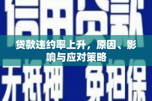 青阳贷款违约率上升，原因、影响与应对策略