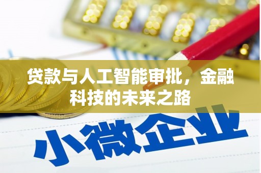 海兴贷款与人工智能审批，金融科技的未来之路