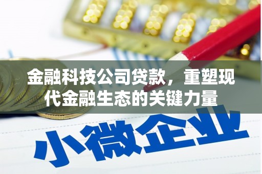 五原金融科技公司贷款，重塑现代金融生态的关键力量