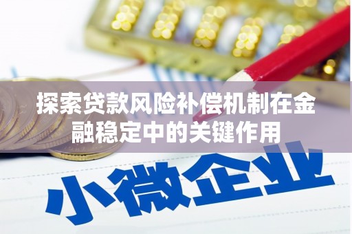 东坡探索贷款风险补偿机制在金融稳定中的关键作用