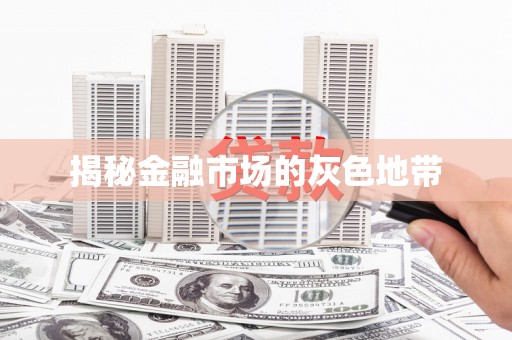 营口揭秘金融市场的灰色地带